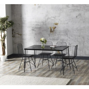 Trendy Assel Asena Yemek Masası Takımı (60 x 120 Cm)