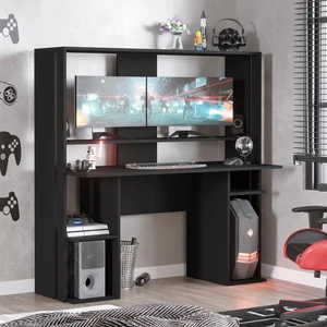 Robin Home Dragon Oyuncu Masası Gamer Masa Gaming Bilgisayar Masası Siyah