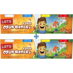 Lets Oyun Hamuru 4 Renk 600 G