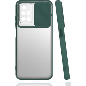 Kip GSM Xiaomi Redmi 10 Kılıf Kamera Lens Korumalı Sürgülü Slayt Kılıf