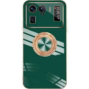 Shin-Wo Xiaomi Mi 11 Ultra Kılıf Için Halka Tutucu Telefon Kılıfı (Yurt Dışından)