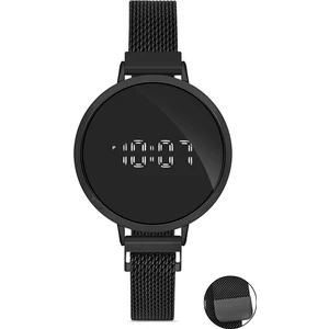 Mıknatıslı Hasır Unisex Dijital LED Kol Saati DSG1029EW