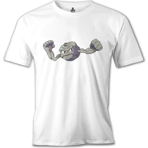Pokemon - Geodude Beyaz Erkek Tshirt