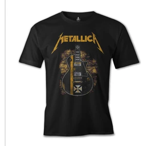 Metallica - Guitar In Sand Siyah Erkek Tshirt