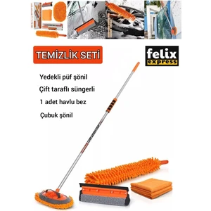 Oliva Nero Cam Silecek Temizlik Seti Ev Araba Temizleme
