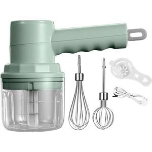 Kablosuz Elektrikli Sarımsak Kıyıcı Yumurta Çırpma Zencefil Soğan Gıda Işlemci Yeşil (Yurt Dışından)