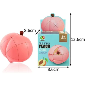 Ginson Yaratıcı Meyve Şekilli Rubik Küp  - Pembe (Yurt Dışından)