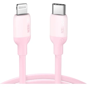 Type-C To Lightning iPhone Uyumlu Data ve Şarj Kablosu Pembe 1.5 Metre