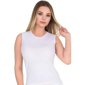 Kadın Beyaz Kolsuz T Shirt (2131)