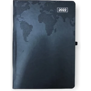 Ajanda 2022 Termo Deri Siyah 17 x 24 cm