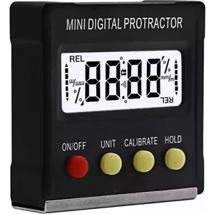 Bmk Electro Ankara 360 Derece Mini Dijital Protraktor Mıknatıslı Eğim Açı Ölçer 49