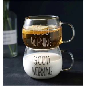 2'li Good Morning Cam Kupa 350 ml