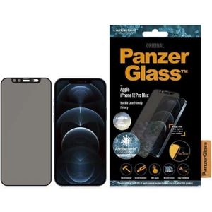 Apple iPhone 12 Pro Max Case Friendly Privacy Black Ekran Koruyucu
