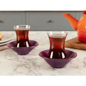 Madame Coco Bellavista 8'li Çay Seti - Mürdüm
