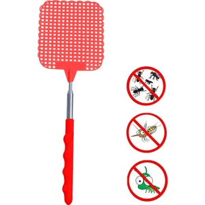 Geri Çekilebilir Plastik Sinek Sinek Kırmızı   (Yurt Dışından)