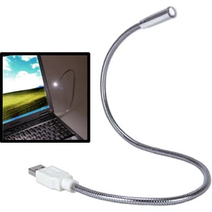 USB Giriş Esnek LED Işık 27CM - Gümüş (Yurt Dışından)