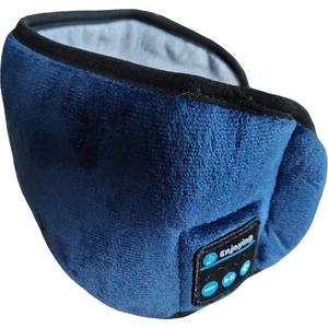 Yükseltilmiş Uyku Müzik Göz Maskesi Kulaklıklar Handsfree Stereo Mavi (Yurt Dışından)