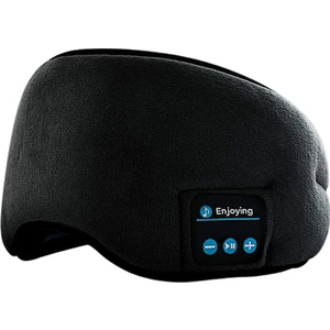 Yükseltilmiş Uyku Müzik Göz Maskesi Kulaklıklar Handsfree Stereo Mavi (Yurt Dışından)
