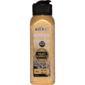 Gold : Multi-Surface Metalik Akrilik Boya : 140 ml : Altın