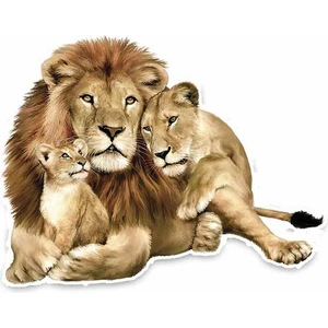 Tsc Aslan Ailesi Araba Sticker Yapıştrması 18 cm