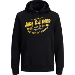 Jack & Jones Hood Logo Erkek Sweatshirt