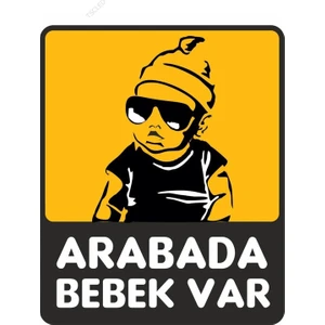 Tsc Arabada Bebek Var Sticker 17 cm