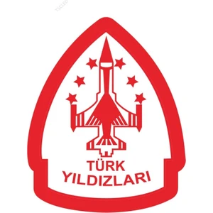 Tsc Türk Yıldızları Solo Türk Solotürk F16 Türk Bayrağı Sticker 20 cm