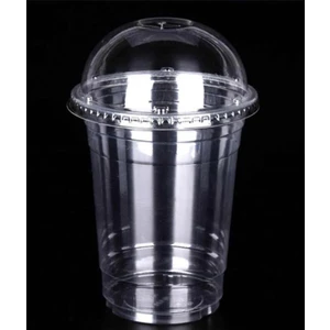 400 cc Plastik Milkshake Bardak + Kapak 50'li