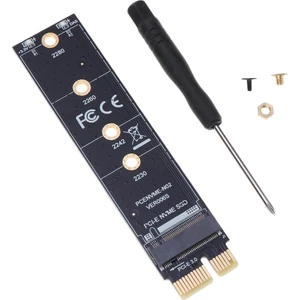 M.2 Nvme'ye X1 SSD Adaptörü M Anahtar Arayüzü Dönüştürücü Kart Tam Hız (Yurt Dışından)