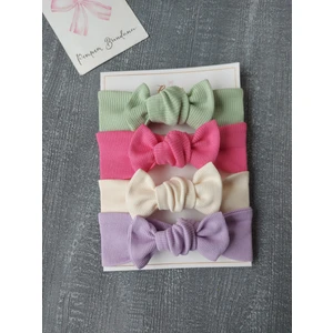 Pempem Bandana Kız Bebek Ribana Bandana 4 Lü Set
