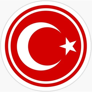 Tsc 14  cm Türk Bayrağı Araba Sticker Yapıştırma