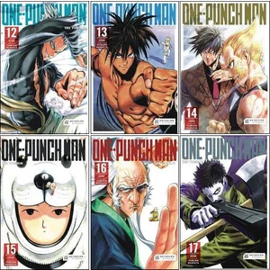 One-Punch Man 12-13-14-15-16-17. Ciltler Manga Seti - One
