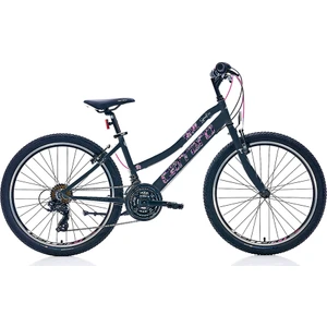 Speed 242 V 24 Jant 360H 24 Jant Bayan Bisikleti Siyah-Pembe