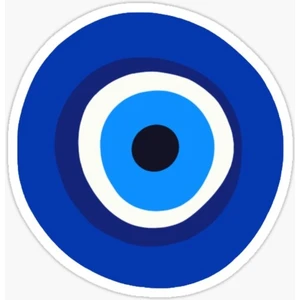 Tsc Nazar Boncuğu Sticker Oto Etiket Araba Yapıştırma 17 cm