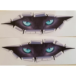 Tsc Canavar Bakan Göz 2 Araba Sticker Yapıştırma 19 cm