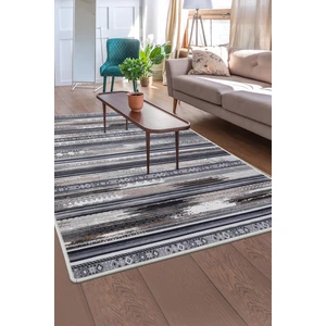 Dijidekor Köln Kahve Saçaksız Dijital Halı Kaymaz Yıkanabilir Iskandinav Yolluk 180X200