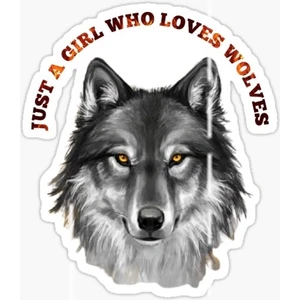 Tsc Öfkeli Kızgın Kurt Araba Sticker Oto Yapıştırması 18 cm Model 5
