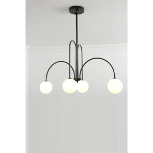 Ömür Avize Rachel Modern Kapalı Globe Camlı Avize Dörtlü