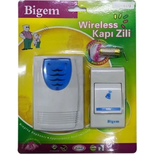 MB-519 Wireless Kablosuz Kapı Zili 14 Melodili Kapı Pilli Zil