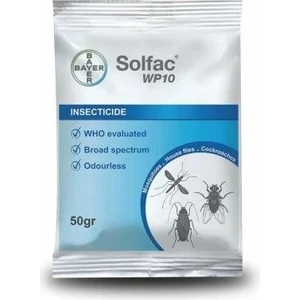 Haşere İlac  Bayer Solfac Wp 10 Genel 50 G