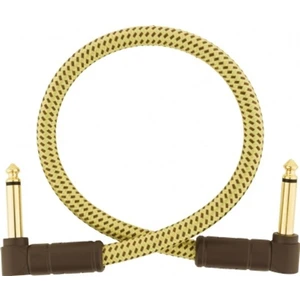 Deluxe Instrument Cable Angle/angle 1&quot; Tweed Kablo 30 cm