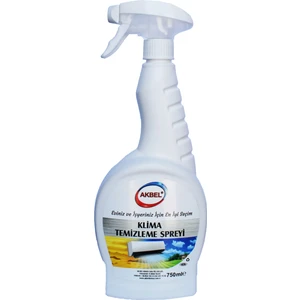 Akbel Klima Temizleyici Sprey 750 Ml + Klima Temizleme Poşeti