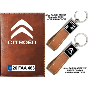 Promosyon Denizi Plakanıza Özel  Taba Ruhsat Kabı ve Anahtarlık