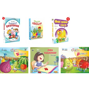 5 RENK YAYINEVİ 1. Sınıf Çok Güzel Okuyorum+Çıtı Pıtı Dinolar+Şimdi Okuma Vakti