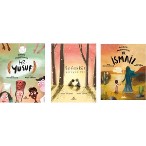 Merve Gülcemal 5-8 Yaş 3 Lü Kitap Seti (Tefekkür Yürüyüşleri-Hz Yusuf- Hz Ismail)