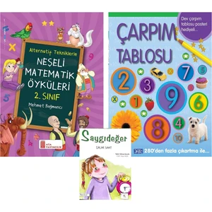 Ata Yayıncılık 2. Sınıf Neşeli Matematik Öyküleri+Çarpım Tablosu