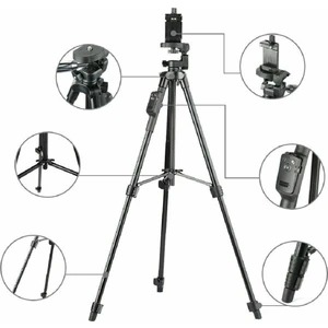 Yunteng 5208 Tripod Bluetooth Uzaktan Kumandalı Telefon Tutuculu Tripod 125 cm 3 Ayaklı