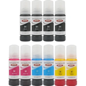 Epson 103 Ecotank L3256 L5290 L5296 Uyumlu Muadil Mürekkep 70ML 10 Adet