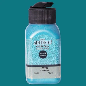 Metalik Akrilik Boya  75 ml  Turkuaz 3730