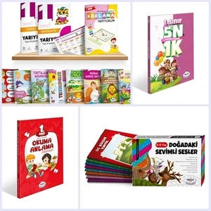 Öğretmen Evde Yayınları 1. Sınıf Yarıyıl Tatil Seti Kitabı-Okuma Anlama-5 N 1k Okuma Anlama-Doğadaki Sevimli Öylüler 10'lu Hikaye Seti